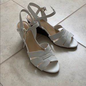 Nine West wedge sandals Size 8M-Worn once